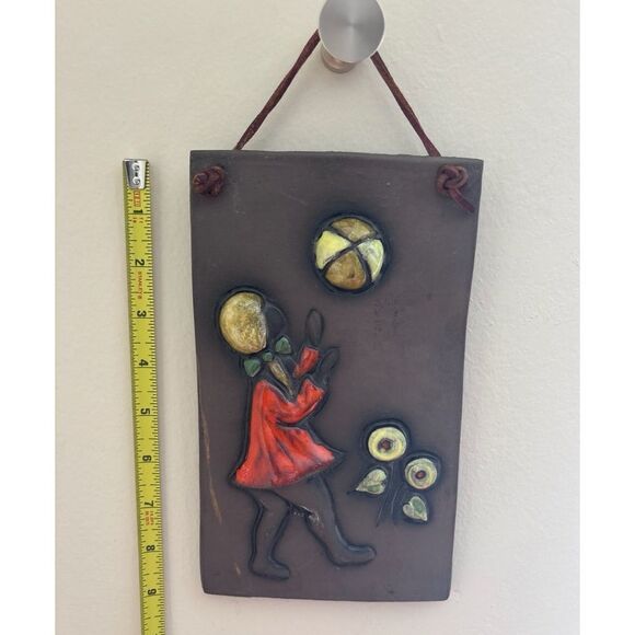 Vintage Toreboda Keramik  Swedish vintage ceramic wall plaque 1960’s - Picture 5 of 5